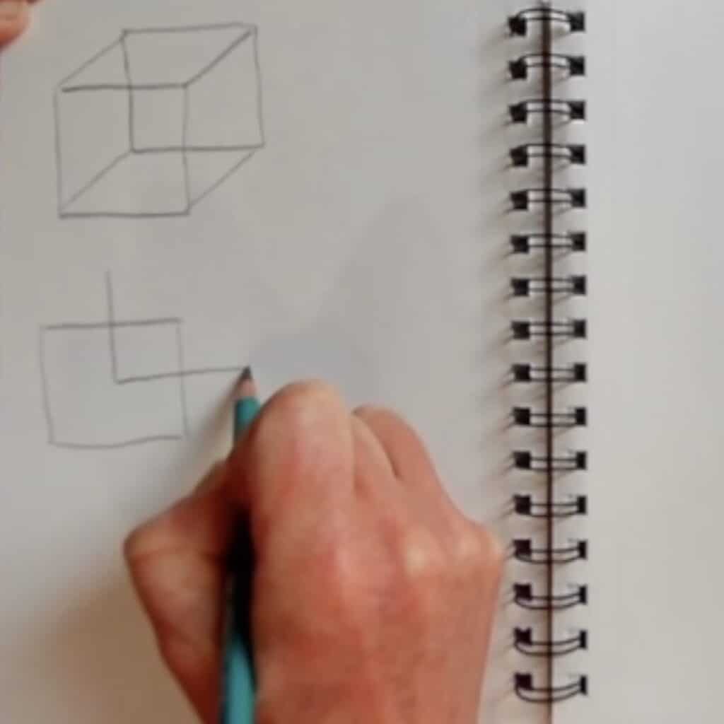 How to Draw a 3d Cube - artlooklearn.com