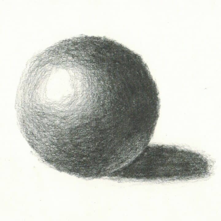 How to Draw an Easy 3d Sphere Step by Step with Shading - artlooklearn.com