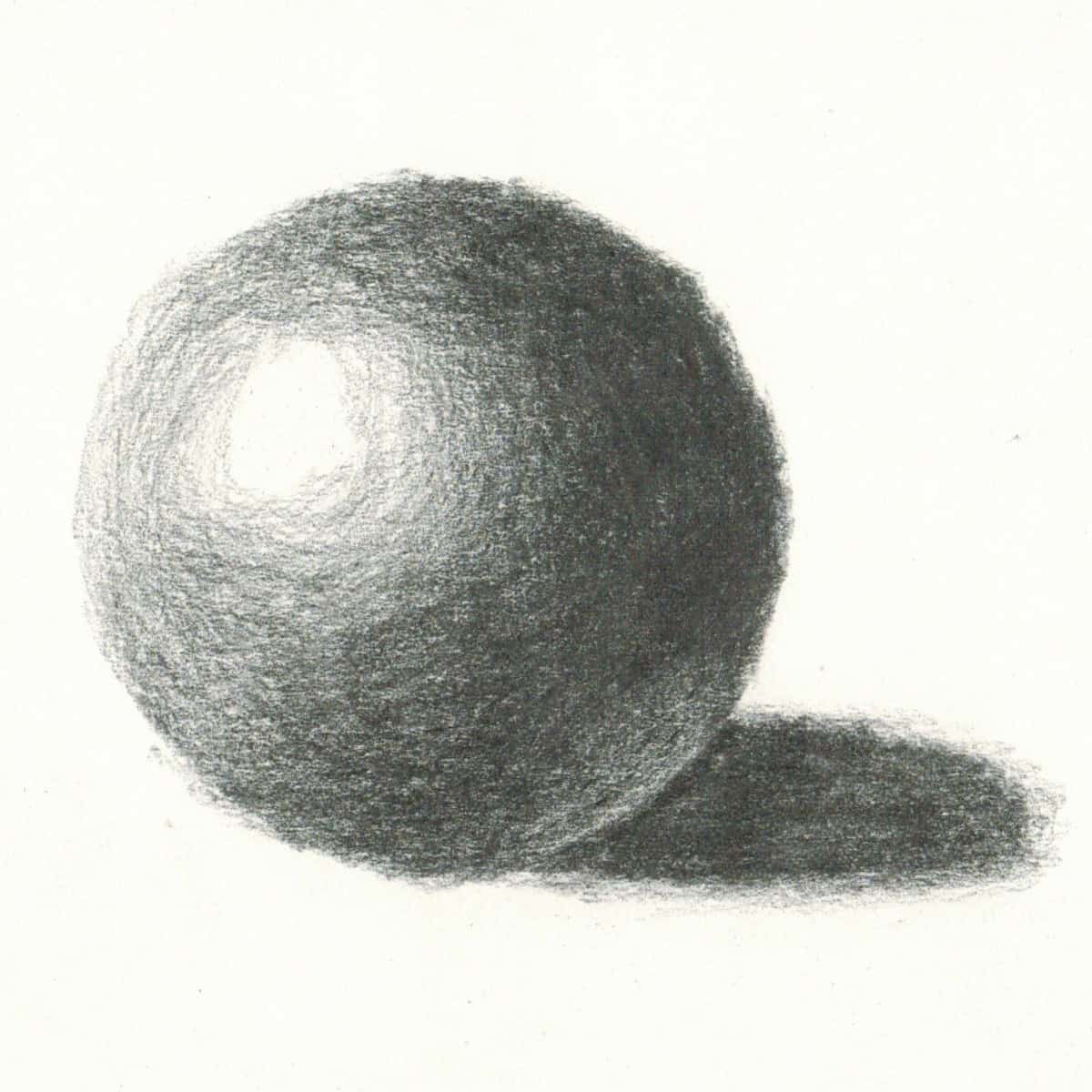 Pencil Drawing of a Sphere